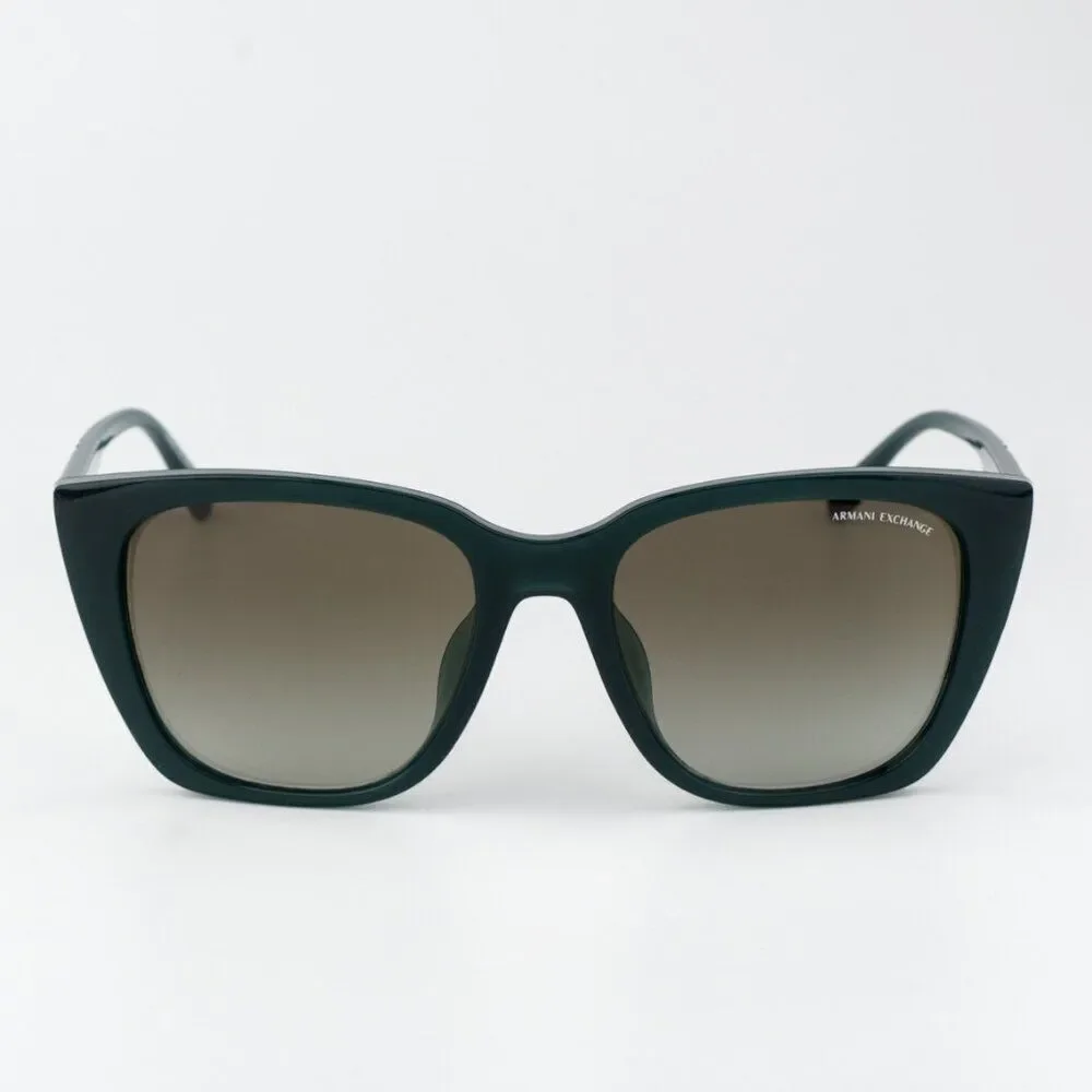 Armani Exchange Women Sunglasses Opaline Green Cat Eye AX4116SU 82428E BRAND NEW